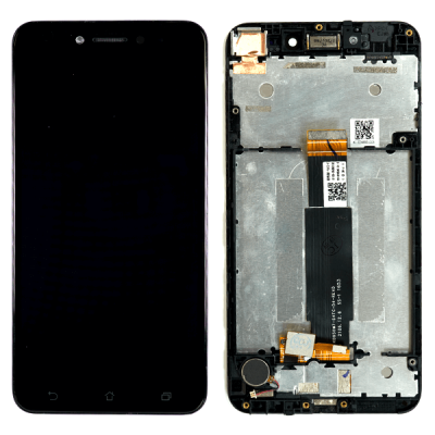 Дисплей для Asus ZenFone Live (A007), ZB501KL, с сенсорным экраном, с рамкой (черный)