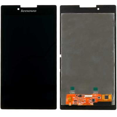 Дисплей для Lenovo Tab 2, A7-30, с сенсорным экраном (оригинал Китай, черный (желтый шлейф))