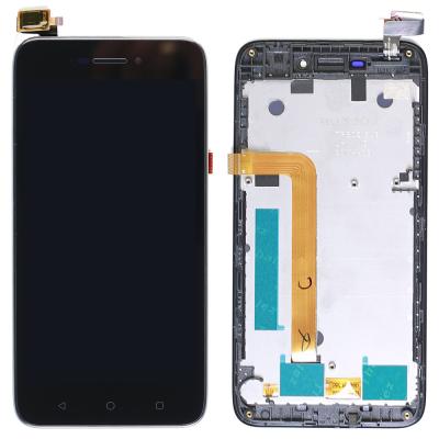 Дисплей для TP-Link Neffos Y5 TP802A, с сенсорным экраном, с рамкой, оригинал (Service Original, черный)