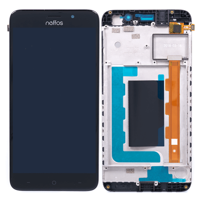 Дисплей для TP-Link Neffos C7 TP910A, с сенсорным экраном, с рамкой, оригинал - интернет-магазин запасных частей для телефонов и электроники MaxService