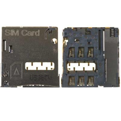 Коннектор SIM-карты для Samsung I9300 Galaxy S3, I9500 Galaxy S4, I9505 Galaxy S4, N7100 Note 2 - интернет-магазин запасных частей для телефонов и электроники MaxService