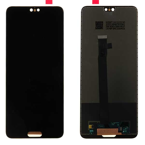 Дисплей для Huawei P20, EML-L29, с сенсорным экраном (без рамки, оригинал Китай, черный)