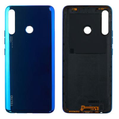 Задняя крышка для TECNO Camon 12 Air CC6, с боковыми кнопками, оригинал (BAY BLUE)