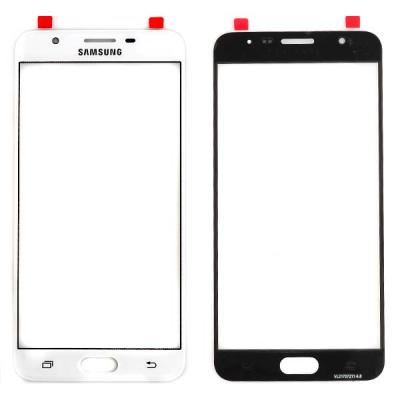 Стекло экрана под переклейку для Samsung Galaxy J7 Prime J710, J710F, (5,5") (белое)