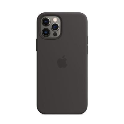 Чехол Silicone Case для Apple iPhone 12 Pro Max (Black)