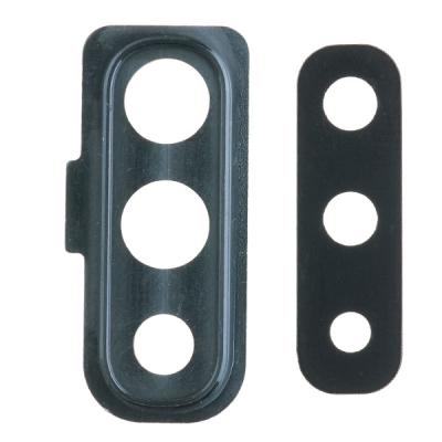 Стекло камеры для Samsung Galaxy A70 2019, A705 (с рамкой, черное)