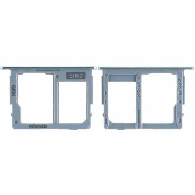 Держатель SIM карты для Samsung Galaxy J5 2017 J530F (голубой)