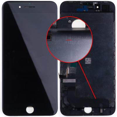 Дисплей для iPhone 8+ Plus, оригинал (переклеен) (DTP-C3F (LG), черный)