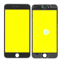 Скло екрану під переклеювання для iPhone 6 Plus, з рамкою та сіткою динаміка - інтернет-магазин запасних частин для телефонів та електроніки MaxService