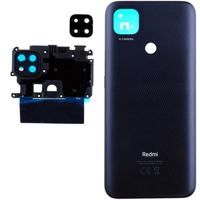 Задняя крышка для Xiaomi Redmi 9C M2006C3MNG, с боковыми кнопками (оригинал Китай, Midnight Gray)
