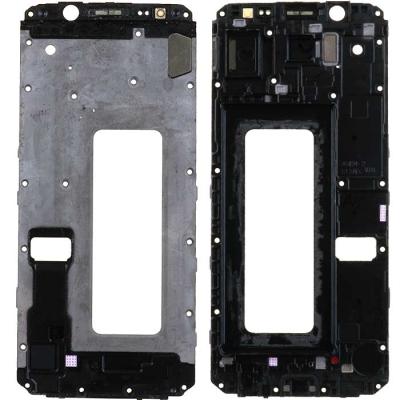 Средняя часть корпуса для Samsung Galaxy J6 2018, J600F (оригинал Б/У, черная)