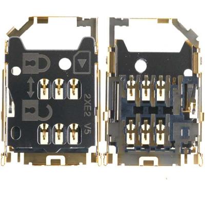 Коннектор SIM-карты для Nokia 500 - интернет-магазин запасных частей для телефонов и электроники MaxService