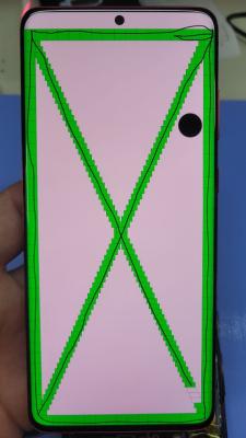 Дисплей для Samsung Galaxy S20+ G985, оригинал с дефектом (№112)