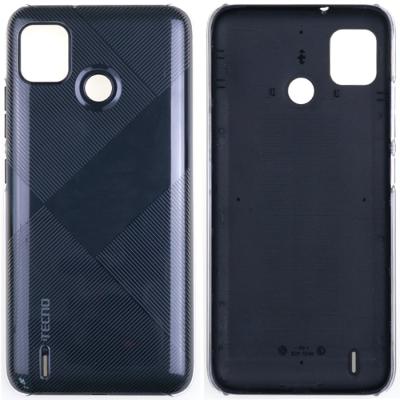 Задняя крышка для TECNO POP 5 BD2p, с боковыми кнопками (Obsidian Black)