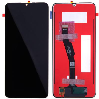 Дисплей для Huawei Y6p 2020, Honor 9A, без рамки (оригинал (переклеено стекло), черный)