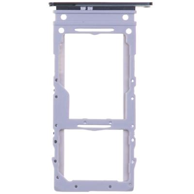 Держатель SIM карты для Samsung Galaxy S20 Ultra G988, Galaxy S20+ Plus 5G, на две SIM-карты (Cosmic Black)