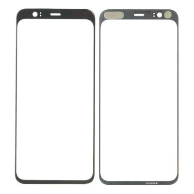 Стекло дисплея для Google Pixel 4, без OCA пленки (черное)