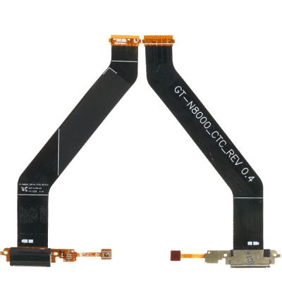 Шлейф конектора зарядки Samsung Galaxy Note 10.1, N8000, з мікрофоном - інтернет-магазин запасних частин для телефонів та електроніки MaxService