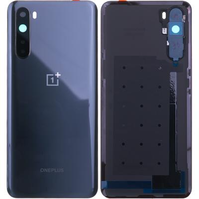 Задняя крышка для OnePlus Nord AC2001/AC2003, с стеклом камеры, оригинал PRC (Gray Onyx)