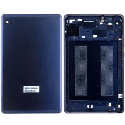 Задняя крышка для Huawei MatePad T8 Kob2-W09, MatePad T8 Kobe2-W09, с боковыми кнопками и стеклом ка (оригинал (снята с нового устройства), Deepsea Blue)