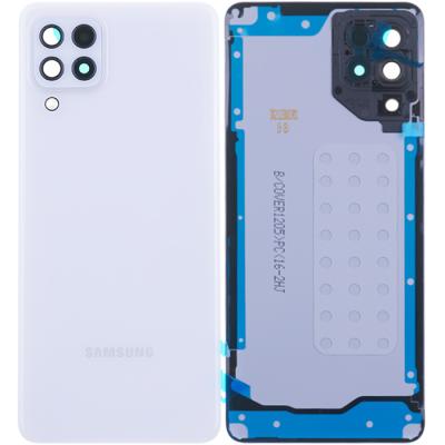 Задняя крышка для Samsung Galaxy A22 4G A225/A225F, с стеклом камеры (White)