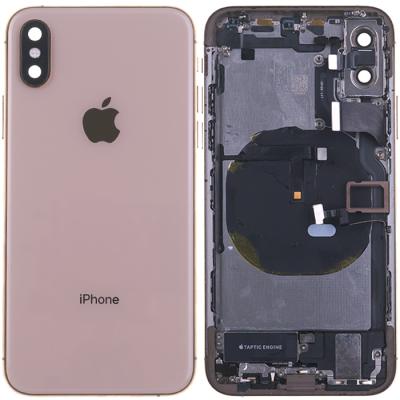 Корпус для iPhone XS, в зборі зі шлейфами, оригінал, з розбирання, Gold - інтернет-магазин запасних частин для телефонів та електроніки MaxService