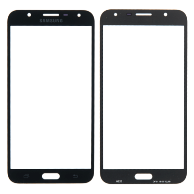 Стекло экрана под переклейку для Samsung Galaxy J7 Neo J701, J701, J701F, (5,5") (черное)