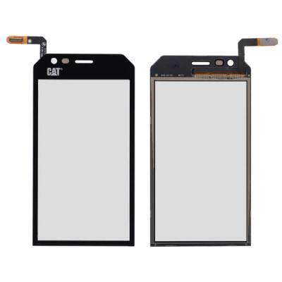 Сенсор (тачскрин) для CAT S30, чорний - інтернет-магазин запасних частин для телефонів та електроніки MaxService