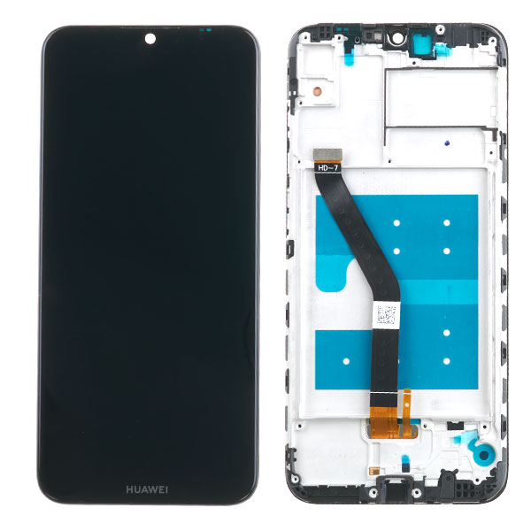 Дисплей для Huawei Y6 2019, MRD-LX1, Y6 Prime 2019, Y6 Pro 2019, Y6S, с сенсорным экраном (с рамкой, оригинал Китай, черный)