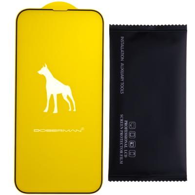 Захисне скло Doberman для iPhone 13 Pro Max, 2.5D, 0.26мм (клей по всій площині) - інтернет-магазин запасних частин для телефонів та електроніки MaxService