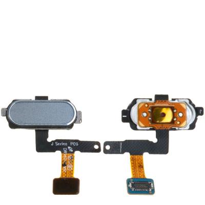 Шлейф кнопки HOME для Samsung Galaxy J7 2017, J730, с сканером отпечатка пальцев (оригинал (с разборки), синий)