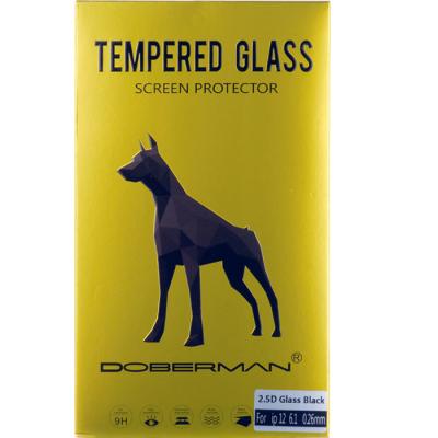 Захисне скло Doberman для Apple iPhone 12, iPhone 12 Pro, 2.5D 9H, (клей по всій площині) - інтернет-магазин запасних частин для телефонів та електроніки MaxService