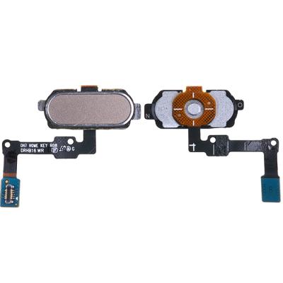 Шлейф для Samsung Galaxy J5 Prime, G570, с сканеком отпечатка пальцев, оригинал (золотой)