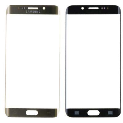 Стекло экрана под переклейку для Samsung Galaxy S6 Edge Plus, G928, G928F, (5,7") (золотое)