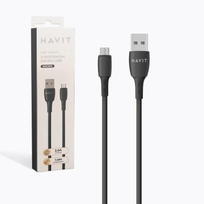 USB дата-кабель Havit HV-CB8601, micro-USB - інтернет-магазин запасних частин для телефонів та електроніки MaxService