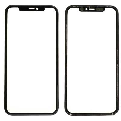 Стекло дисплея для iPhone 11, с рамкой (черный) Стекло дисплея для iPhone 11, с рамкой (черный)