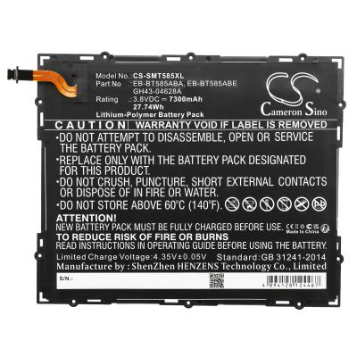 Аккумулятор EB-BT585ABA, EB-BT585ABE Cameron Sino для Samsung Tab A 10.1 (Li-Polymer, 3.8В, 7300mAh) - интернет-магазин запасных частей для телефонов и электроники MaxService
