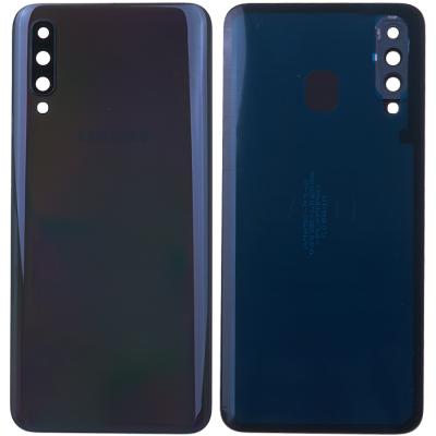 Задняя крышка для Samsung Galaxy A50 2019 A505, с стеклом камеры (оригинал Китай, Black)