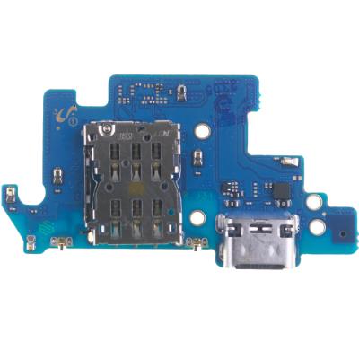 Нижня плата зарядного конектора для Samsung Galaxy A80 A805, з конектором SIM, Service оригінал - інтернет-магазин запасних частин для телефонів та електроніки MaxService