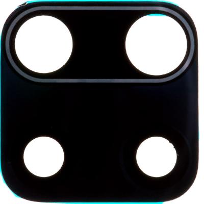 Стекло камеры для Xiaomi Redmi Note 9 Pro/Note 9S (без ободка, черное)