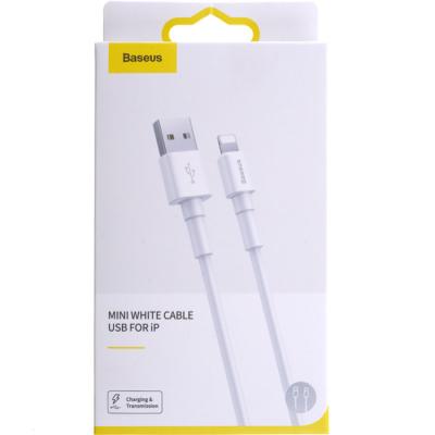 USB дата-кабель Baseus Apple Mini Cable, Lightning, 2.4А, 1 м, CALSW-02 - інтернет-магазин запасних частин для телефонів та електроніки MaxService