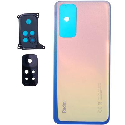 Задняя крышка для Xiaomi Redmi Note 11/Note 11S, с стеклом камеры, оригинал Китай (Light Blue)