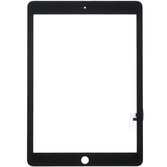 Сенсор для iPad Air/iPad 9.7 2017 5Gen, с кнопкой HOME, черный, оригинал, б/у - интернет-магазин запасных частей для телефонов и электроники MaxService