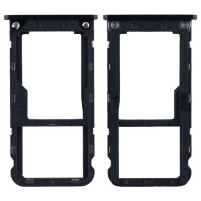 Держатель SIM карты для Blackview BV5500 Pro (оригинал (снят с нового устройства), Black)