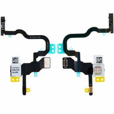 Шлейф кнопки включения для Apple iPhone X, с микрофоном и вспишкой, оригинал - интернет-магазин запасных частей для телефонов и электроники MaxService