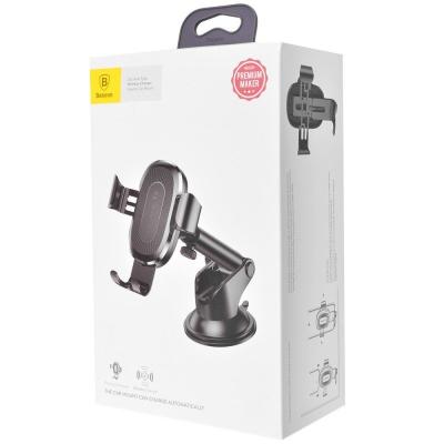 Автомобильный держатель Baseus WXYL-A01, с беспроводной зарядкой - интернет-магазин запасных частей для телефонов и электроники MaxService