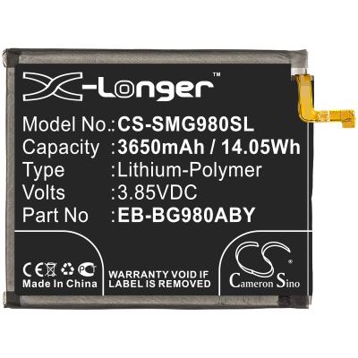 Акумулятр EB-BG980ABY, Cameron Sino для Samsung Galaxy S20 G980 (Li-Polymer, 3650mAh, 3.85В) - інтернет-магазин запасних частин для телефонів та електроніки MaxService