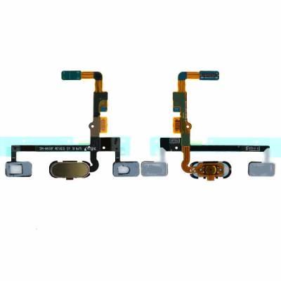 Шлейф кнопок меню и возврата Samsung Galaxy Note 7 FE, N930F, с пластиком (золотой)