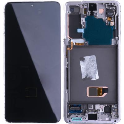 Дисплей для Samsung Galaxy S21 G991, с рамкой, оригинал (Service Pack) - интернет-магазин запасных частей для телефонов и электроники MaxService