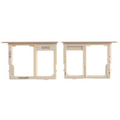 Держатель SIM карты для Samsung Galaxy A6 2018, A605 (Sim2, золотой)